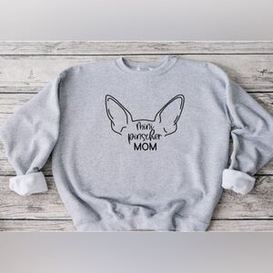 Mini Pinscher Mom Crewneck